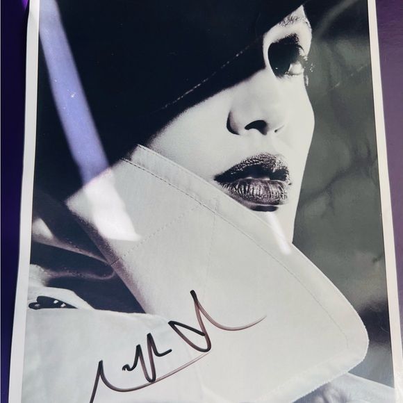 Angelina Jolie Autographed 8x10 w/ C.O.A. another 8x10 photo unsigned and book